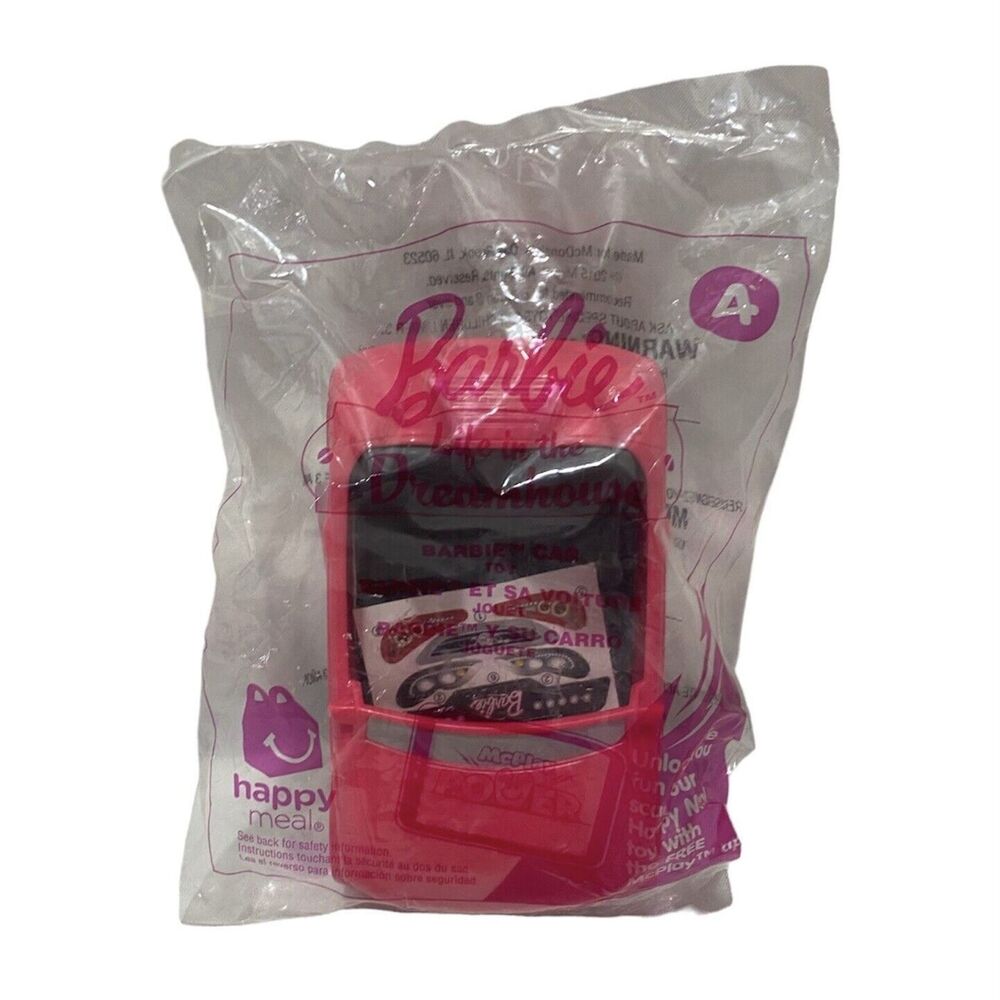 McDonald’s 2015 Barbie Life In The Dream House Toy Car #4 Happy Meal Toy